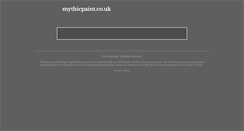 Desktop Screenshot of mythicpaint.co.uk